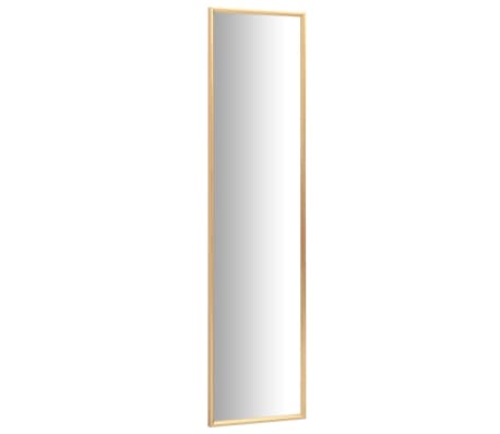 vidaXL spogulis, 120x30 cm, zelta krāsā