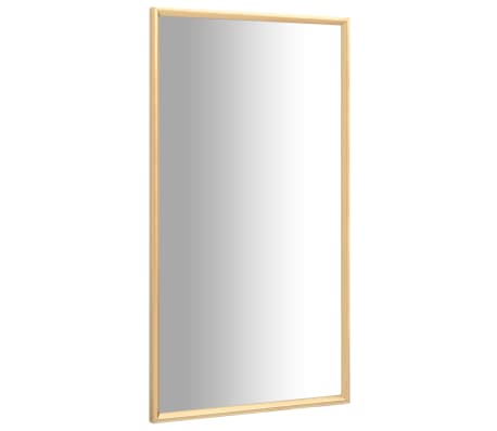 vidaXL aranyszínű tükör 120 x 60 cm