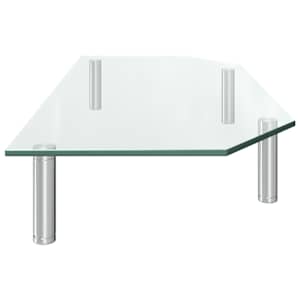 Stojan na monitor 60 x 26 x 8,6 cm průhledné sklo - obrázek 4