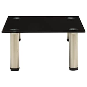 322758 vidaXL TV Stand Black 40x35x17 cm Tempered Glass - obrázek 3