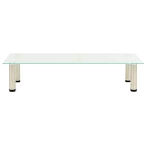 TV stolek mléčný 60 x 35 x 17 cm tvrzené sklo - obrázek 2