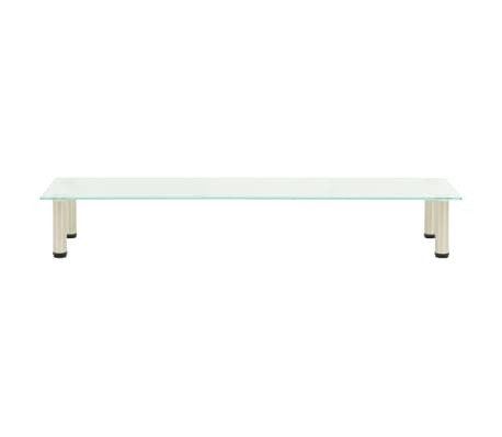 vidaXL TV staliukas, matinis, 140x35x17cm, grūdintas stiklas