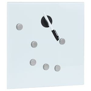 Schránka na klíče s magnetickou deskou bílá 35 x 35 x 5,5 cm - obrázek 5