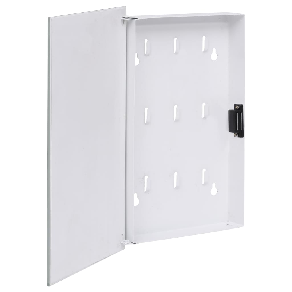 Fehér kulcsszekrény mágneses lappal 30 x 20 x 5,5 cm 
