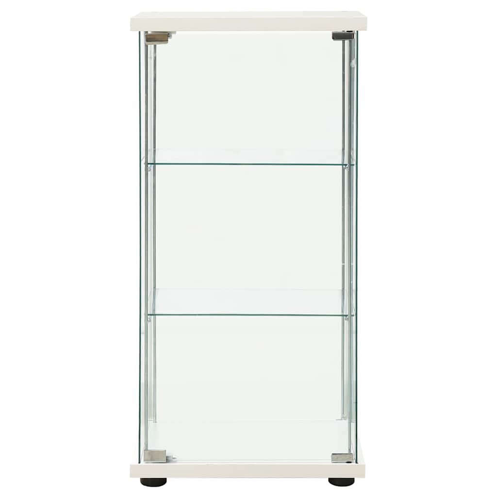 Thumbnail - vidaXL Vitrine Hartglas Weiß