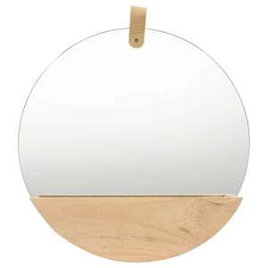 vidaXL seinapeegel, m&auml;nnipuit, 35 cm