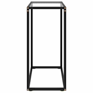 Konzolový stolek transparentní 60 x 35 x 75 cm tvrzené sklo - obrázek 3