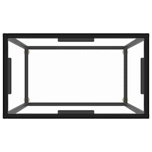Konzolový stolek transparentní 60 x 35 x 75 cm tvrzené sklo - obrázek 4
