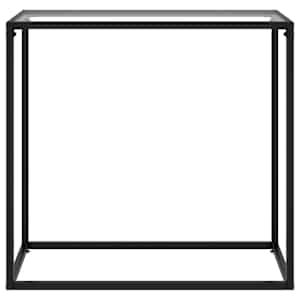 Konzolový stolek transparentní 80 x 35 x 75 cm tvrzené sklo - obrázek 2