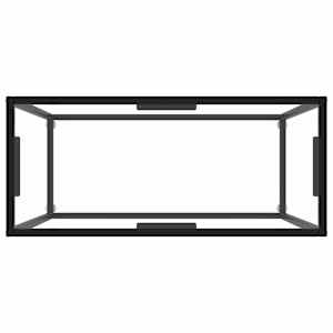 Konzolový stolek transparentní 80 x 35 x 75 cm tvrzené sklo - obrázek 4