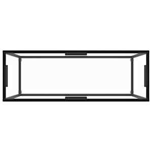 Konzolový stolek průhledný 100 x 35 x 75 cm tvrzené sklo - obrázek 4