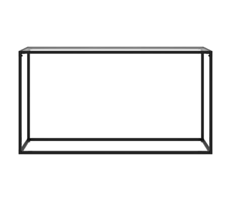 vidaXL Konsolentisch Transparent 140x35x75 cm Hartglas