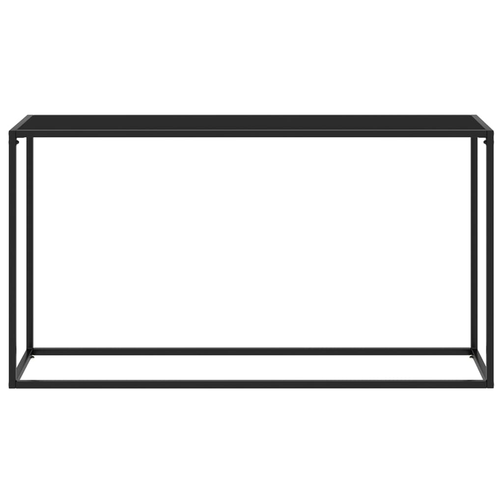 

vidaXL Wandtafel 140x35x75 cm gehard glas zwart