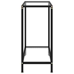 Konzolový stolek transparentní 60 x 35 x 75 cm tvrzené sklo - obrázek 3