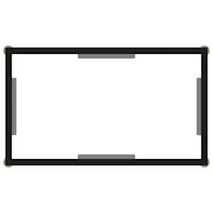 Konzolový stolek transparentní 60 x 35 x 75 cm tvrzené sklo - obrázek 4