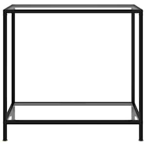 Konzolový stolek transparentní 80 x 35 x 75 cm tvrzené sklo - obrázek 2