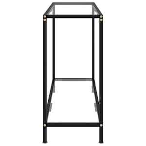 Konzolový stolek transparentní 100 x 35 x 75 cm tvrzené sklo - obrázek 3