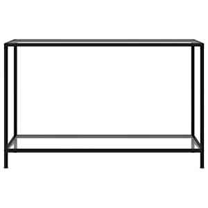 Konzolový stolek průhledný 120 x 35 x 75 cm tvrzené sklo - obrázek 2