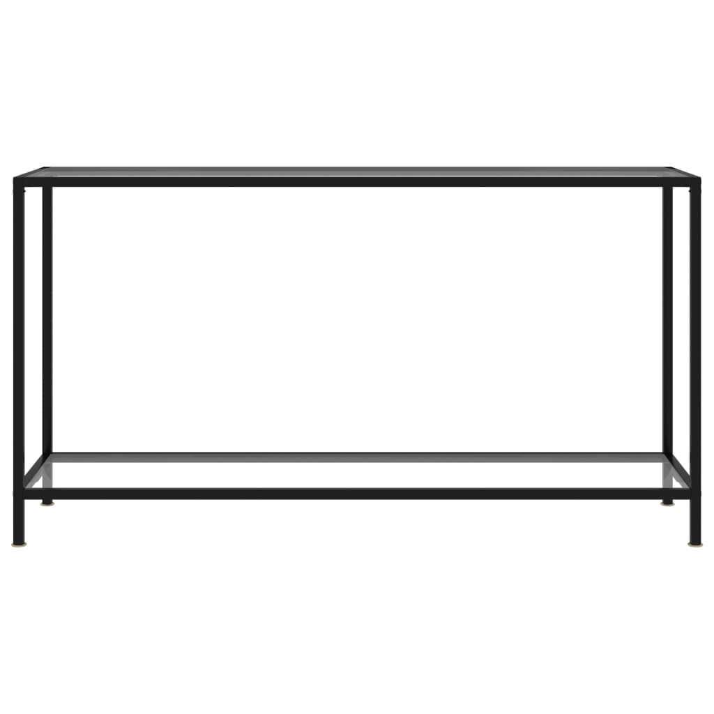 

vidaXL Wandtafel 140x35x75 cm gehard glas transparant
