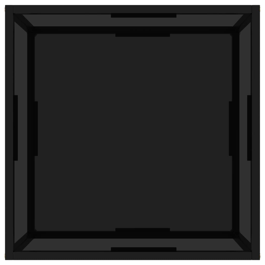 Thumbnail - vidaXL Couchtisch Schwarz 60x60x35 cm Hartglas
