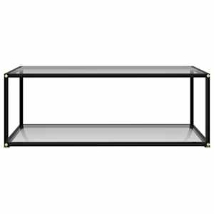 Konferenční stolek průhledný 100 x 50 x 35 cm tvrzené sklo - obrázek 2