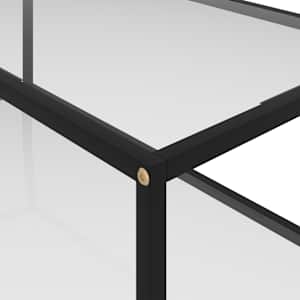 Konferenční stolek průhledný 100 x 50 x 35 cm tvrzené sklo - obrázek 4