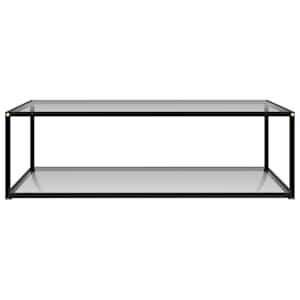322902 vidaXL Coffee Table Transparent 120x60x35 cm Tempered Glass