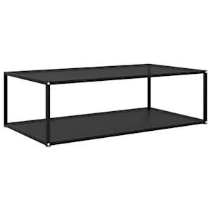 322903 vidaXL Coffee Table Black 120x60x35 cm Tempered Glass - obrázek 1