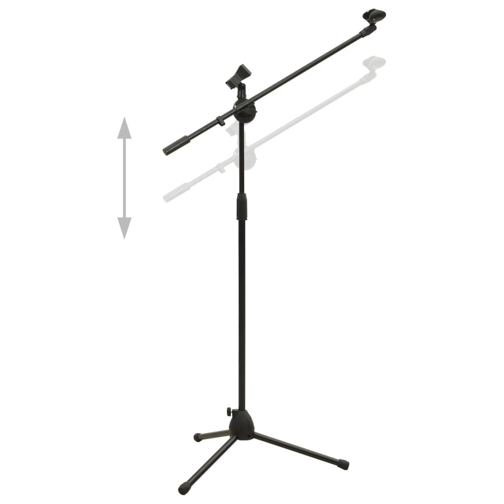 

vidaXL Microfoonstatief met dubbele klemhouder