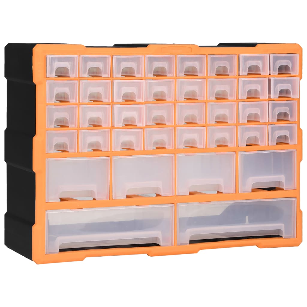 vidaXL Organizator cu 38 de sertare, 52 x 16 x 37,5 cm