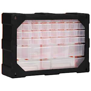 Organizér se 38 zásuvkami 52 x 16 x 37,5 cm - obrázek 5