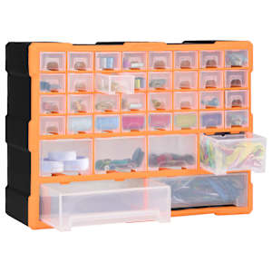 Organizér se 38 zásuvkami 52 x 16 x 37,5 cm - obrázek 7