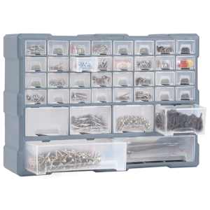 Organizér se 38 zásuvkami 52 x 16 x 37,5 cm - obrázek 6