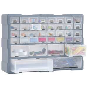 Organizér se 38 zásuvkami 52 x 16 x 37,5 cm - obrázek 7