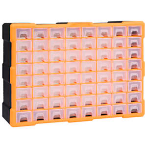 Organizér se 64 zásuvkami 52 x 16 x 37,5 cm - obrázek 1