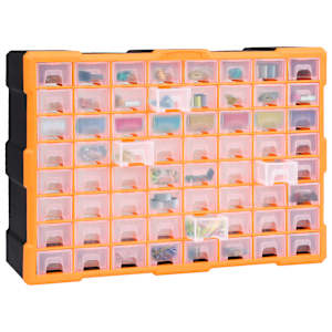 Organizér se 64 zásuvkami 52 x 16 x 37,5 cm - obrázek 7
