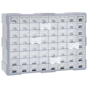 Organizér se 64 zásuvkami 52 x 16 x 37,5 cm - obrázek 2