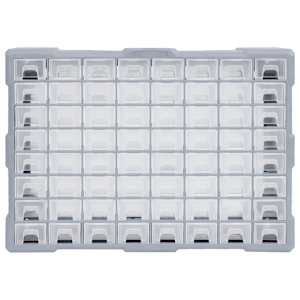 Organizér se 64 zásuvkami 52 x 16 x 37,5 cm - obrázek 3