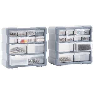Organizéry s 12 zásuvkami 2 ks 26,5 x 16 x 26 cm - obrázek 5