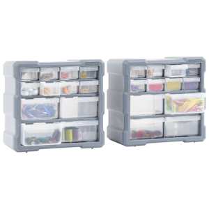 Organizéry s 12 zásuvkami 2 ks 26,5 x 16 x 26 cm - obrázek 6