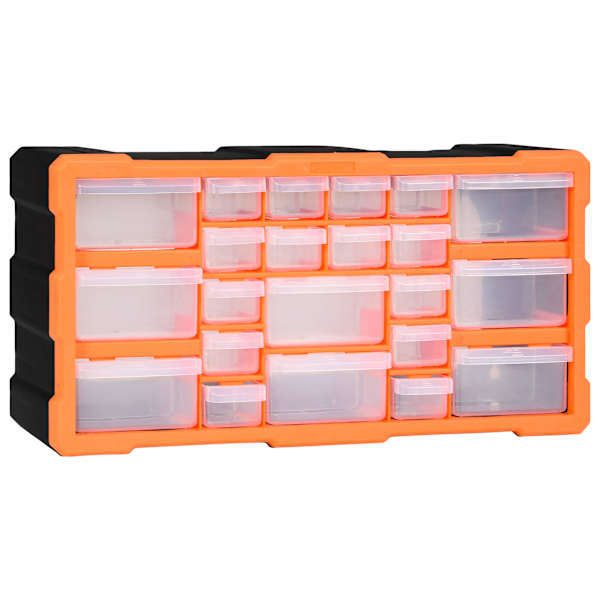 vidaXL mitme sahtliga organiseerija 22 sahtliga 49 x 16 x 25,5 cm