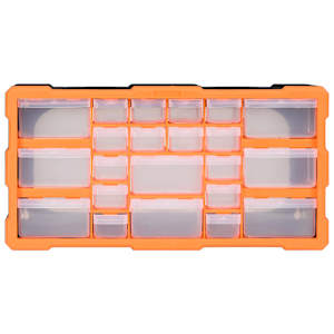 Organizér se 22 zásuvkami 49 x 16 x 25,5 cm - obrázek 2