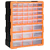 vidaXL mitme sahtliga organiseerija 39 sahtliga 38 x 16 x 47 cm