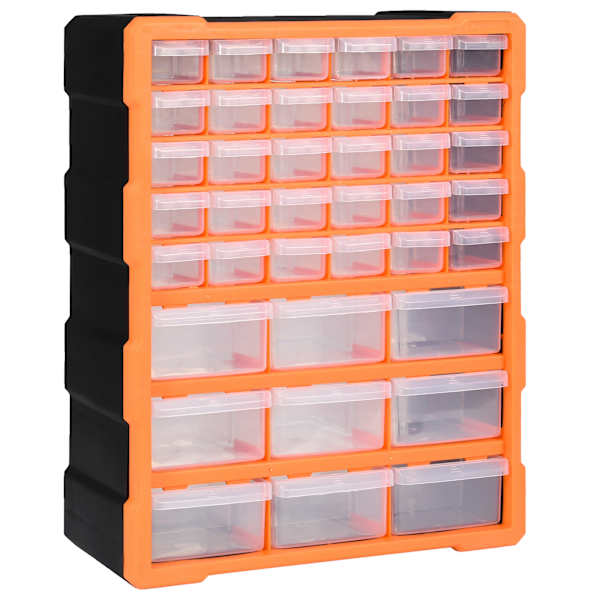 vidaXL mitme sahtliga organiseerija 39 sahtliga 38 x 16 x 47 cm