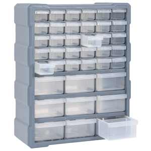 Organizér s 39 zásuvkami 38 x 16 x 47 cm - obrázek 5