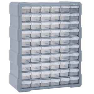 Organizér se 60 zásuvkami 38 x 16 x 47,5 cm - obrázek 1