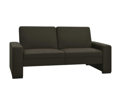 vidaXL Sofa-lova, tamsiai rudos spalvos, audinys