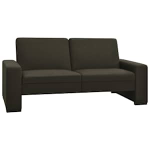 vidaXL Sofa-lova, tamsiai rudos spalvos, audinys