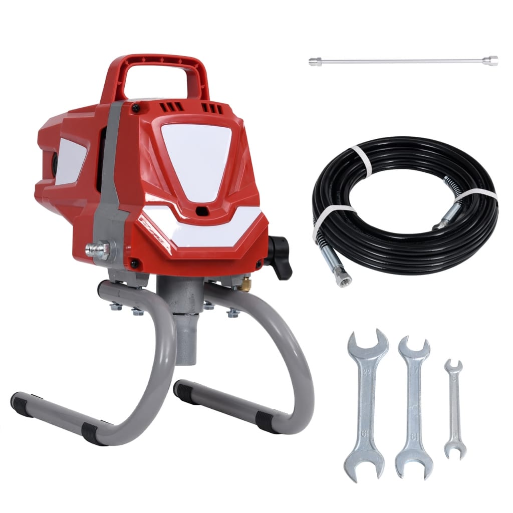 vidaXL Pistol de vopsit, înaltă presiune, fără aer, 1010 W