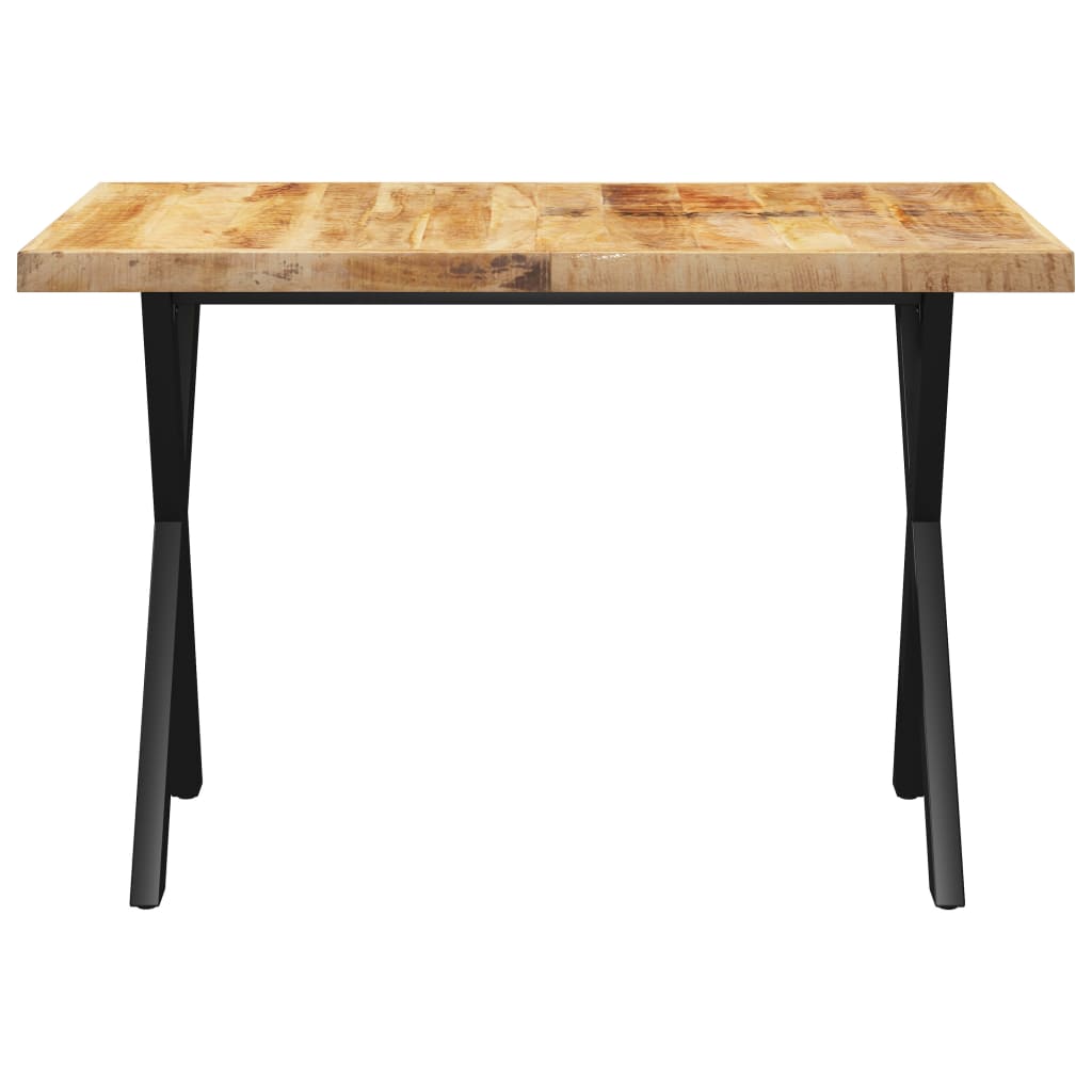 

vidaXL Eettafel met X-vormige poten 140x70x77 cm massief mangohout